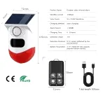 Detecteur de Mouvement Exterieur avec Alarme Sonore-4