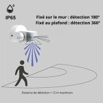 Detecteur De Mouvement Exterieur Etanche