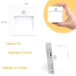 Lampe Detecteur de Mouvement sur Prise Electrique-2