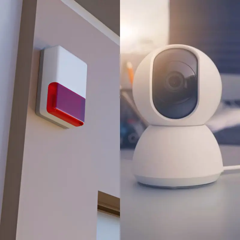 Caméra et Alarme detecteur de mouvement 1